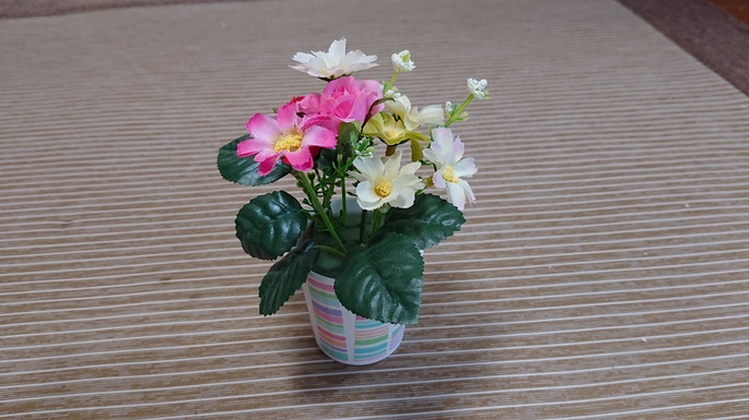 簡単 お花のミニ植木鉢の作り方 高齢者の手芸と工作 脳トレログ