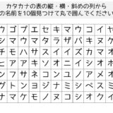 【脳トレプリント】カタカナの言葉探し④