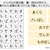 【脳トレプリント】言葉探し⑦