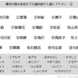 【脳トレプリント】漢字のふりがな①