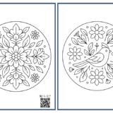 【無料ダウンロード】高齢者向け曼荼羅風の塗り絵|認知症予防や指のリハビリにおすすめ。