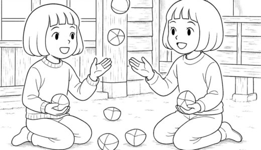 【無料でダウンロード】高齢者向けの昭和の雰囲気を感じる塗り絵