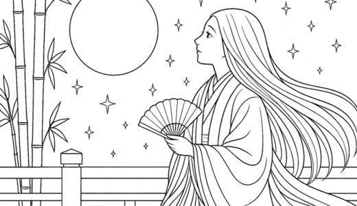 【無料でダウンロード】昔話・物語の塗り絵